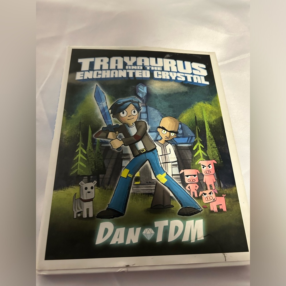 Dan TDM  2016 Trayaurus and the Enchanted Crystal Hardcover book graphic